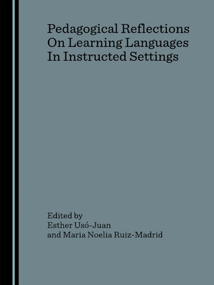 cover image of Pedagogical Reflections On Learning Languages In Instructed Settings